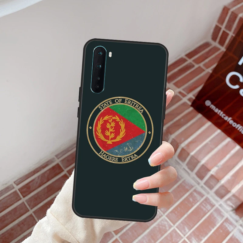 Custodia bandiera dell'Eritrea per OnePlus 13 12 11 13s 13R 12R 10R 10T 8T OnePlus Nord 5 CE 3 2 4 Lite N20 N30 Cover