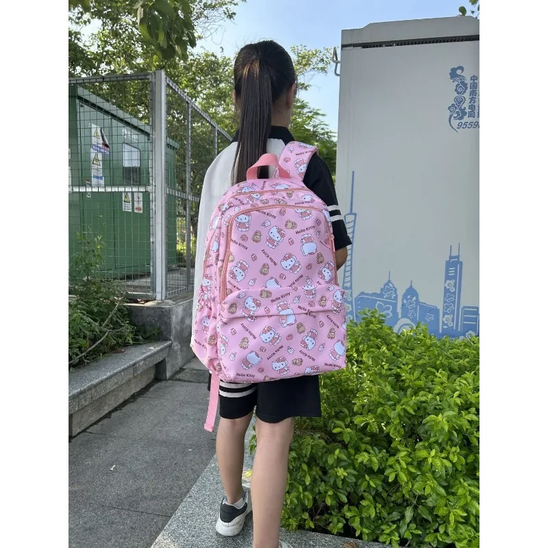 

MINISO New Book Bag Cartoon Jade Guigou Katie Cat Melody Waterproof Book Bag Cute Children's Backpack