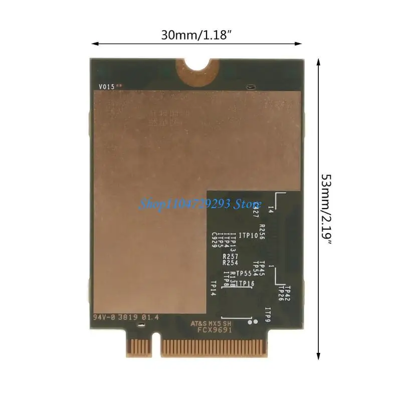 DW5821E LTE CAT16 GNSS 4G WWANカードモジュール用dell DW5821E LTE CAT16 GNSS用Y2GD T77W968 5420 5424 7424 Rugged 7400 /7400