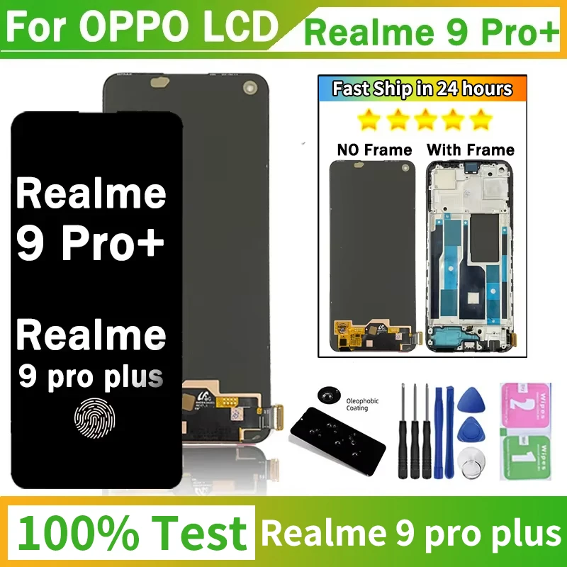6.4“ForOPPORealme9Pro+RMX3392,RMX3393LCDDisplayTouchPanelScreenDigiziterForRealme9Pro9ProPlusLCDFrame-AliExpress