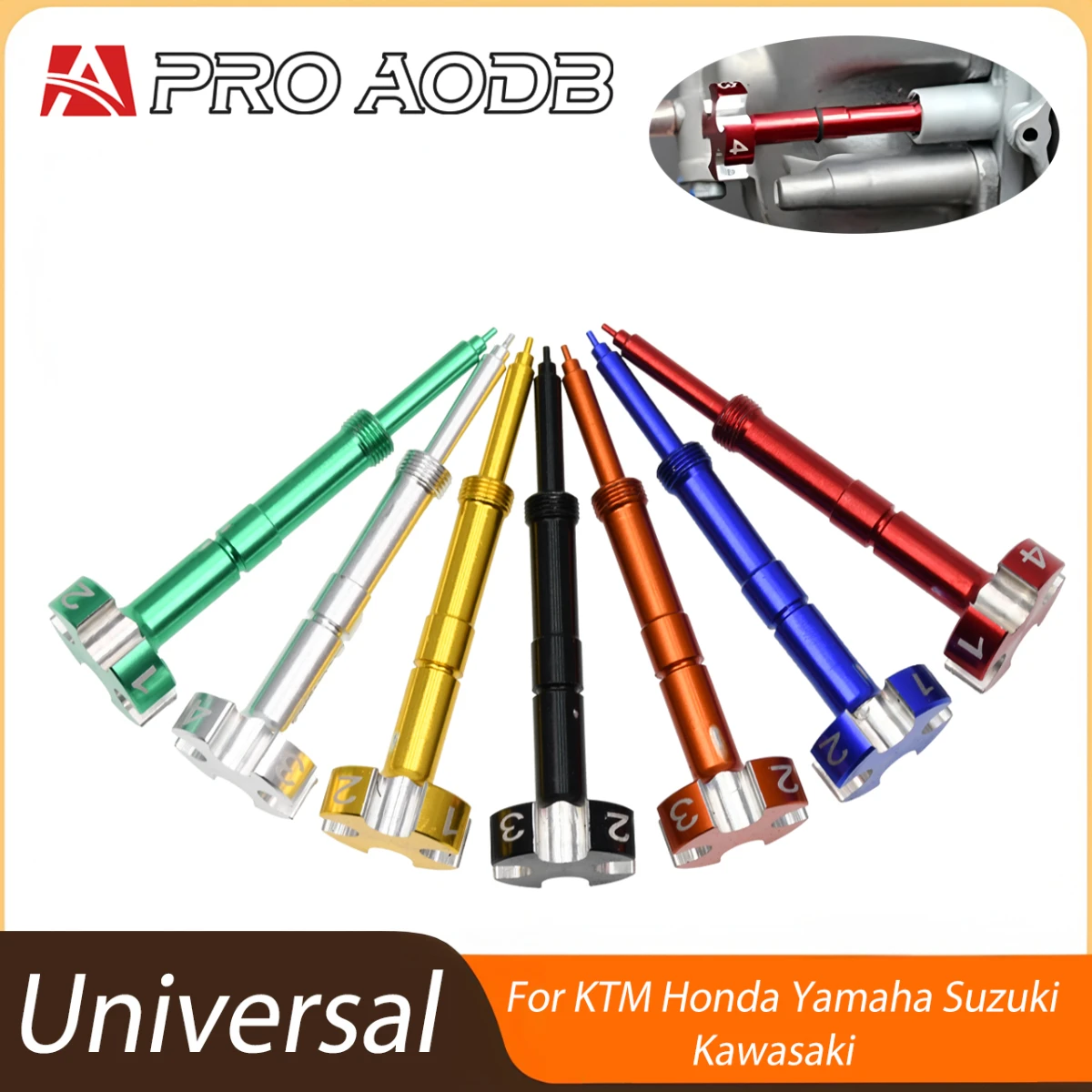 Motorcycle Carburetor Air Fuel Mixture Screw For Honda CRF TRX Kawasaki KLX KX KTM SX-F XC-F XCF-W EXC Suzuki RM Yamaha WRF YZF