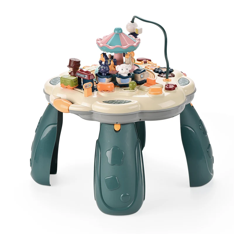 

Early education baby smart game table children's plastic multi-functional music interactive children's learning table toys