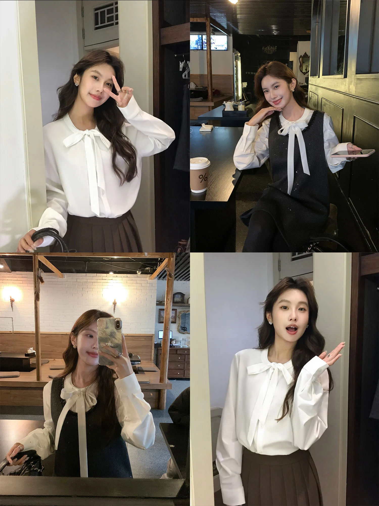 

Женская свободная рубашка MULVAN с длинным рукавом, завязками на талии, повседневная, из полиэстеровой смеси, удобная для поездок на работу