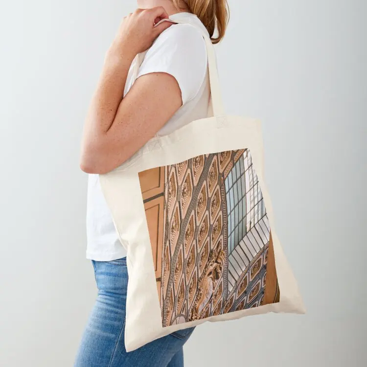 

Ceiling Detail - Musee d'Orsay - Paris France Tote Bag canvas tote Woman shopper bag shopper bags shopping bags foldable