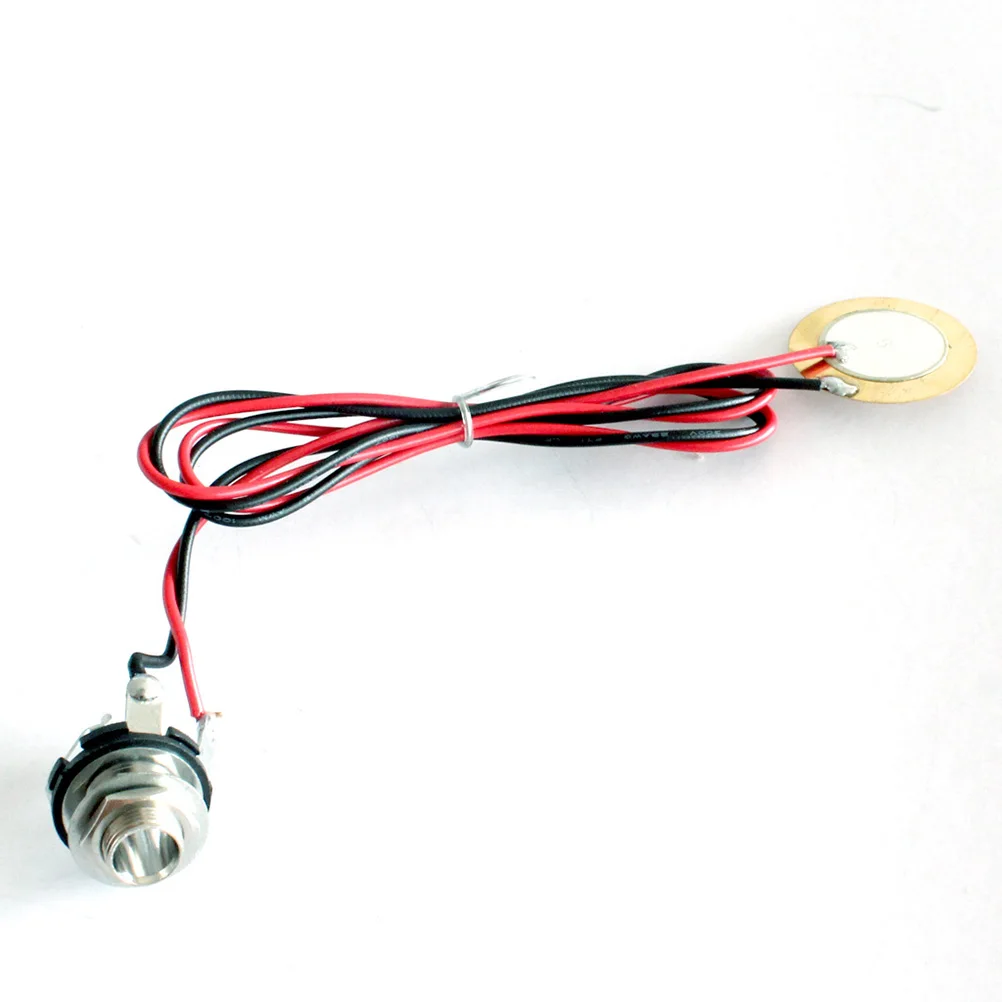 

Pickup Guitar Transducer Acoustic Pickups Piezo Sound Hole with Tone Instrument