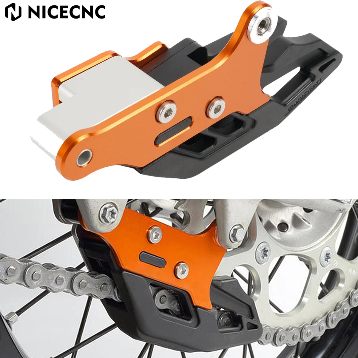 For 2008-2022 KTM XCW EXC 300 250 XCF-W EXC-F 500 450 400 350 250 200 150 125 SX XC F TPi Six Days Motorcycle Chain Guide Block