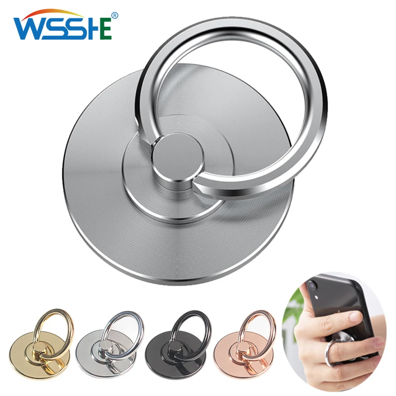 Mobile Phone Grip Holder Whole 304 Stainless Steel Finger Ring Smartphone Support for IPhone 11 14pro Max Huawei Samsung Xiaomi