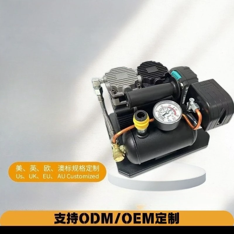 1.5L Cordless Air Compressor, Brushless Silent Portable High Pressure Tire Inflator for Car Tires Woodworking Pneumatic Tools