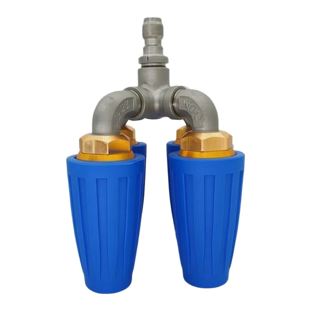 Turbo Nozzle 4 Hole Design for 4000 PSI Pressure Washers 360 Degree Rotation Quick Connect Compatibility All Major Models