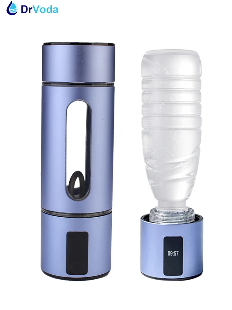 NEW Portable hydrogen water bottle generator SPE PEM tech Molecular Hydrogen Water Maker with an Inhaler Adapter