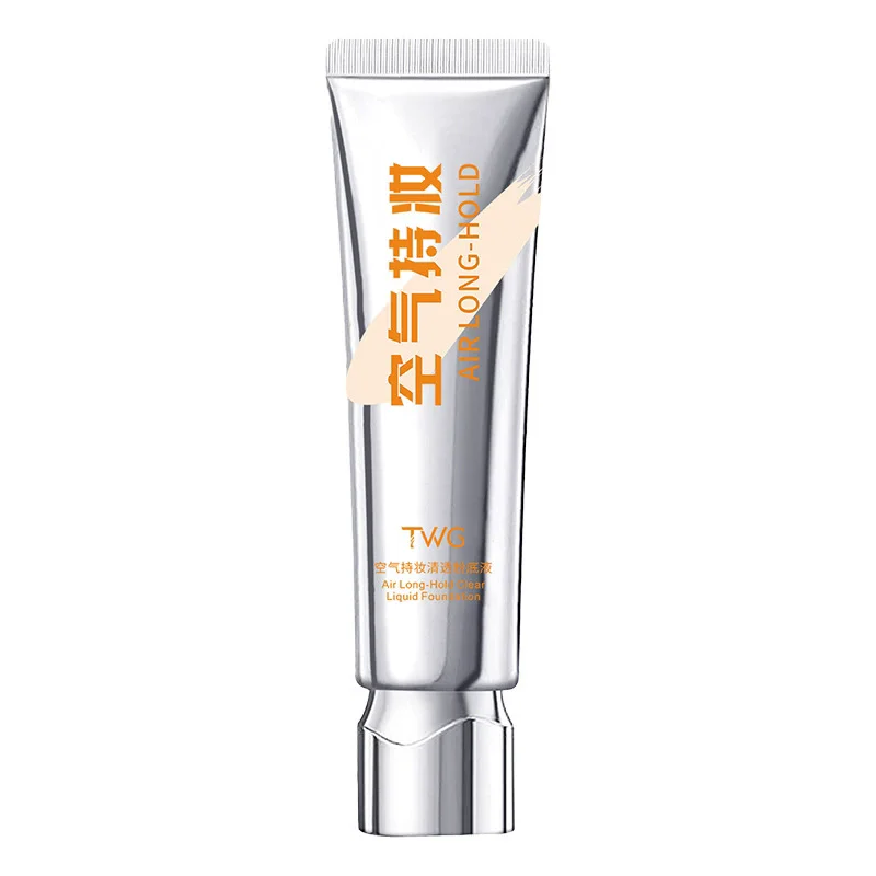 รองพื้น TWG Air Long Hold พร้อมแปรงแต่งหน้า F4 ติดทนนาน ไม่ต้องล้างออก ปกปิดเรียบเนียนเป็นธรรมชาติ เครื่องสำอาง