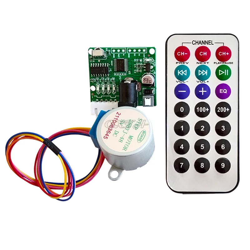 Imagem -05 - Engrenagem Passo Stepper Motor Driver Board Controle Remoto Faça Você Mesmo 5v 4-fase 28byj48 Uln2003 Pic Mcu dc