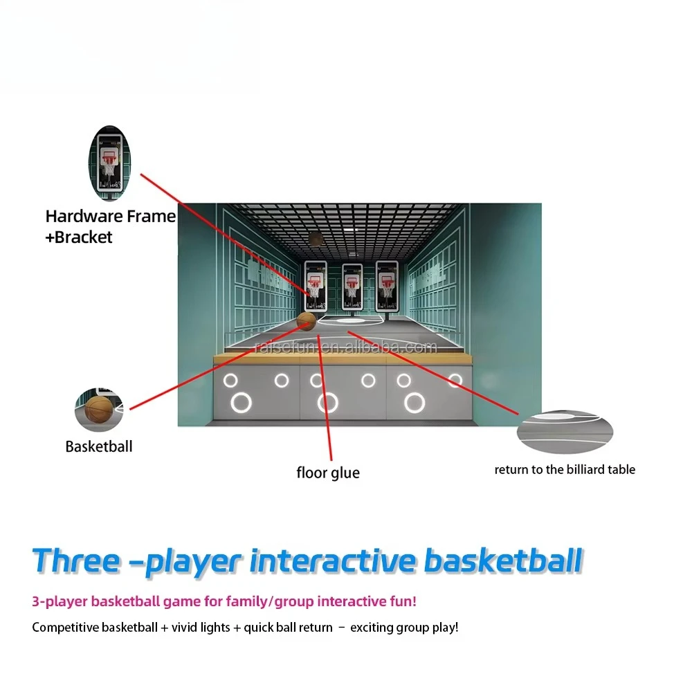 أحدث لعبة كرة السلة الحقيقية، معدات معرض الرماية للحدث الرياضي، الهدف الرياضي، الكرنفال، المحاكاة التي تعمل بقطع النقود المعدنية