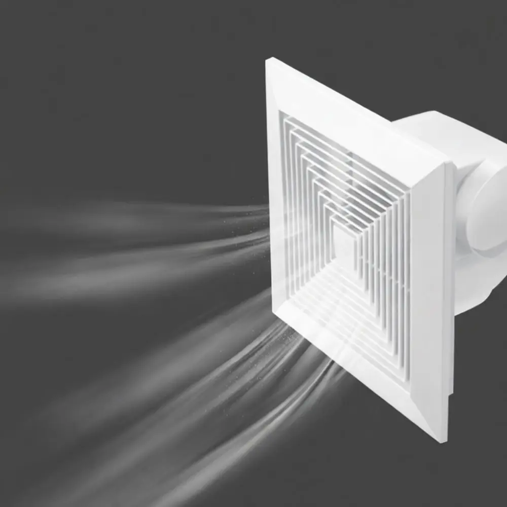 Kitchen Bathroom Exhaust Fan Integrated Ceiling Ventilation Duct Blower Quiet Powerful Inline Air Extractor Vent Unit