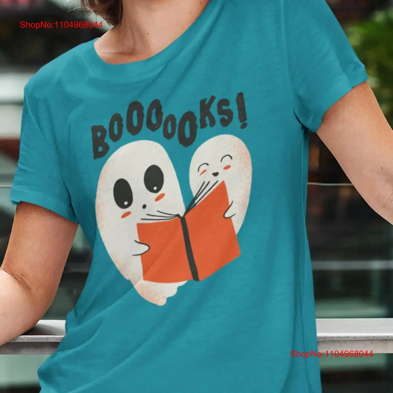 

Футболка Ghost Books Booooks, библиотекар, жуткий книжный червь, SVG, книга для чтения, винтажная стираная растянутая графика, унисекс, мягкая