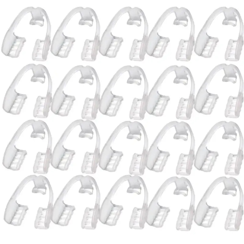 20PCS Mouth Guard Bruxism Grinding Eliminating Orthodontic Braces Teeth Retainer Sleep Snoring Night Teeth Boxing Sports Body