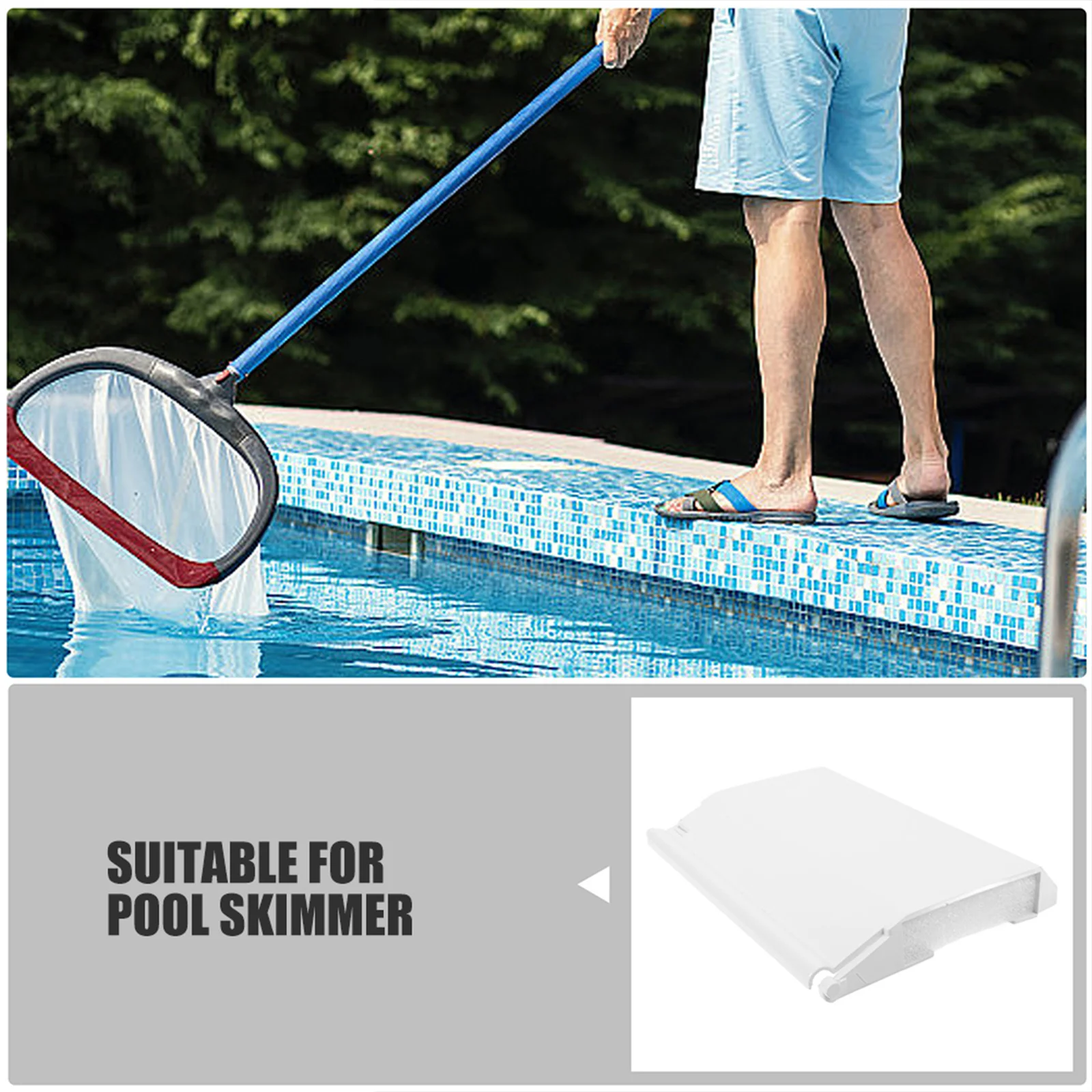 2 قطعة من البلاستيك مقشدة حمام السباحة رفرف استبدال يربك دائم موثوقة لا مشاكل التوافق تركيب سريع حمام سباحة