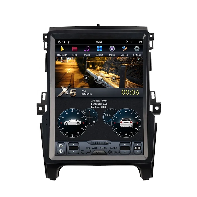 

13'' Telsa Style Vertical Screen PX6 Android 9.0 Car Radio for Ford Ranger 2016-2020 Car Multimedia Player Wifi DSP Carplay 4G