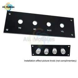 6.6x1.6cm 3 Way RCA Connector Terminal Wall Panel Plate Input Phono Chassis Socket Audio Adapter