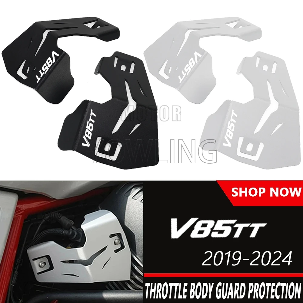 For Moto Guzzi V85 TT V85TT V 85TT 2019 2020 2021 2022 2023 2024 Motorcycle Accessories Throttle Body Guard Protection Aluminium