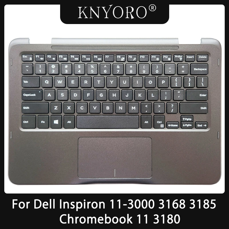 

Original New for Dell Inspiron 11-3000 3168 3185 Chromebook 11 3180 Keyboard Laptop Palmrest Top Case US Keyboard Touchpad 8RNGX