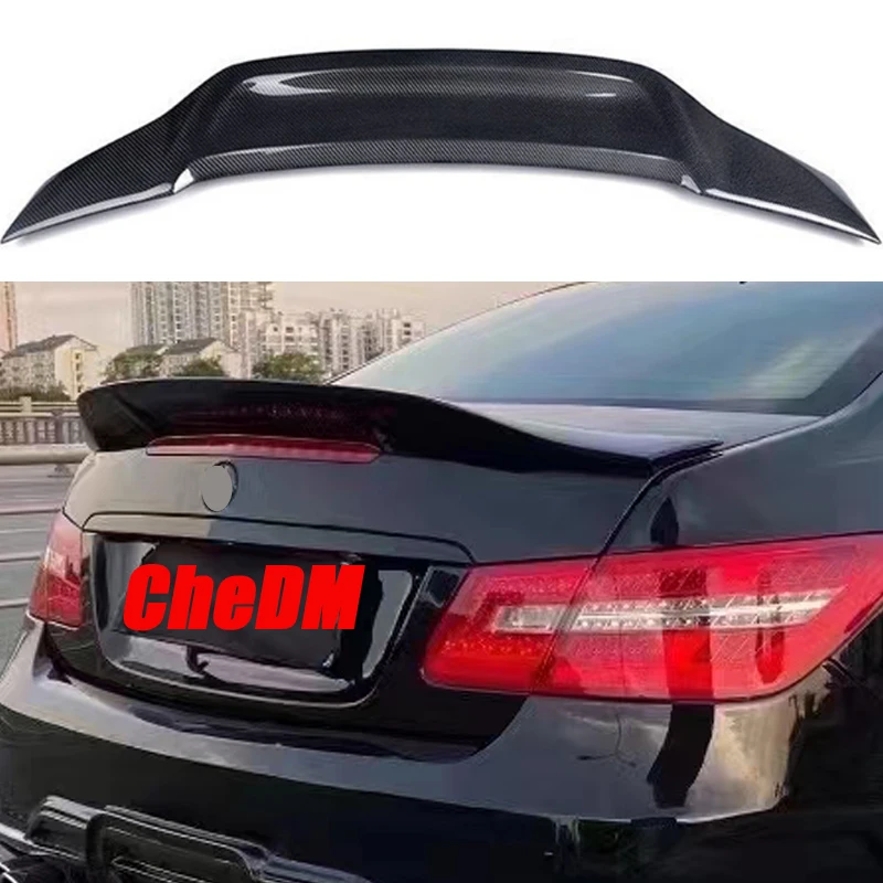 

W207 C207 Carbon Fiber / FRP Trunk Spoiler R Style Wing For Mercedes E Class Coupe 2Door 2010 - 2013 E200 E250 E300 E350