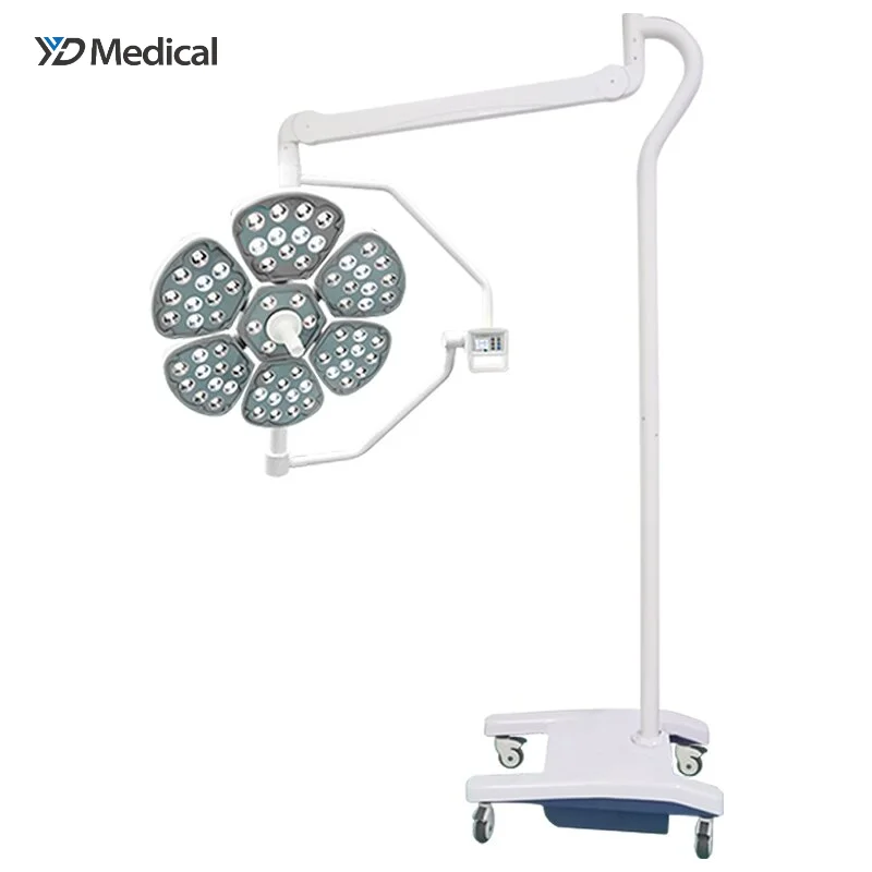 Electric Mobile LED Surgical Light Hospital Operating Rooms Shadowless CRI 96 Adjustable Focus 3000K-6700K 40000-160000lux
