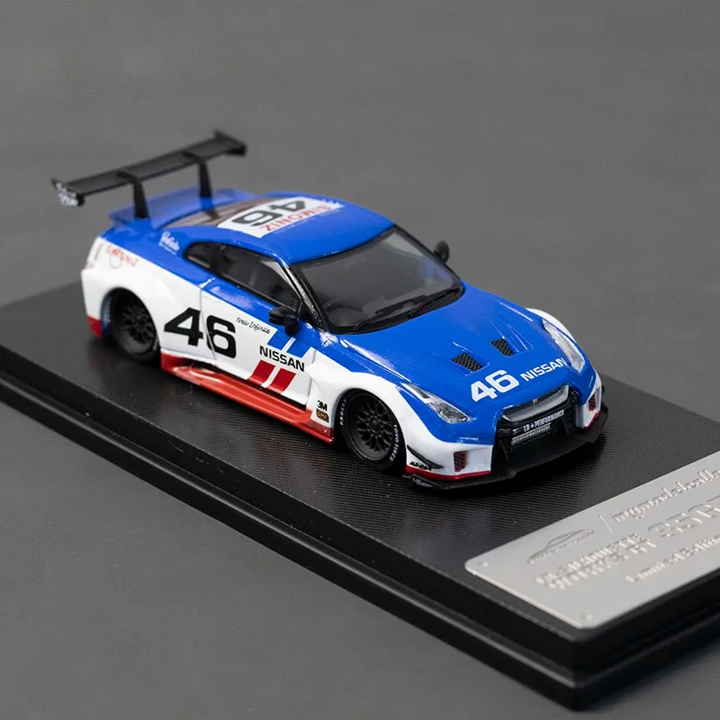 MC 1/64 GT-R R35 LB Legierung Kraftfahrzeug Spielzeug Druckguss Metall Modell Sammlung Junge Weihnachtsgeschenke