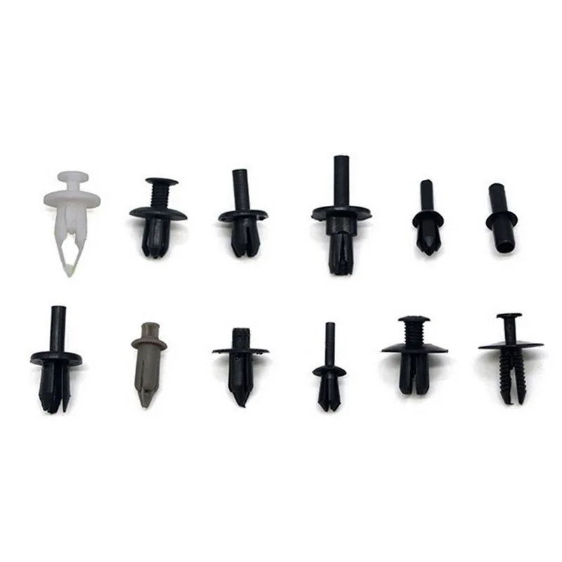 

350 шт. универсальных автомобильных крепежных элементов: нейлоновые заклепки-клипсы для обшивки кузова и панелей