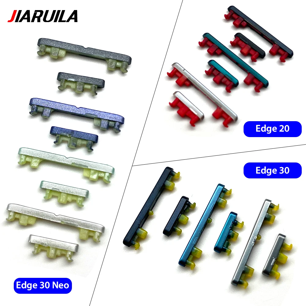 Power Button Volume Side Button Key For Motorola Moto Edge 20 30 40 Neo Pro lite Replacement Parts