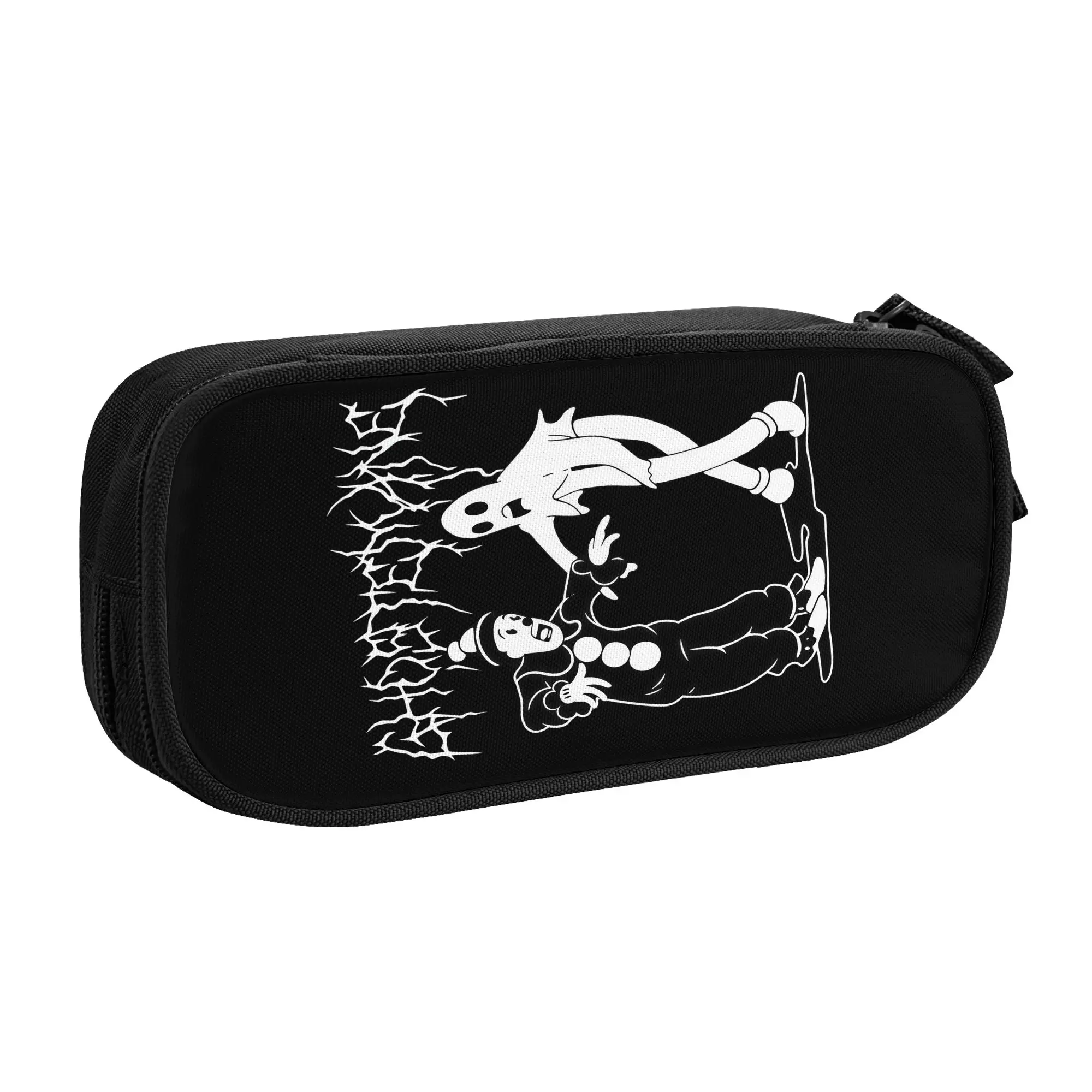 Ghostemane Rapper Heavy Metal Hip Hop Music  Pencil Cases for Girl Boy Large Storage  Pen Box Bag School Accessories