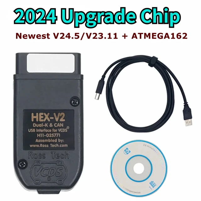 2024 New Realese 24.7 VCDS VAGCOM HEX V2 Update 24.7 German Polish  ATMEGA162 FOR VW/AUDI/Skoda/Seat Car Diagnostics Tools - AliExpress 34