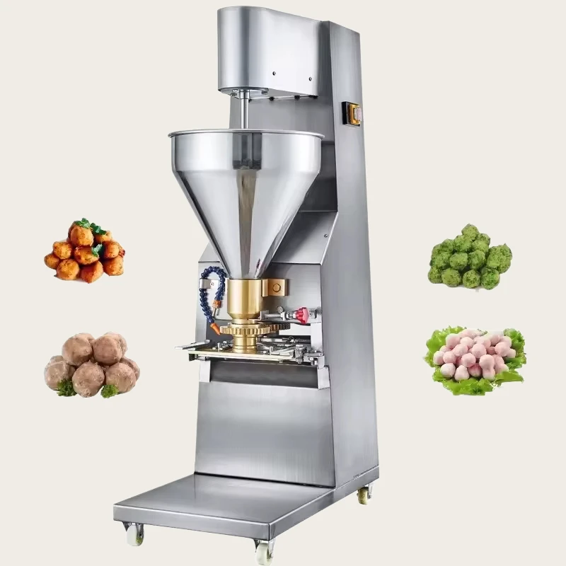 

High Efficiency Meatball Beating & Forming Machine Professional Pork Beef Stuffed Meatball Maker Equipment