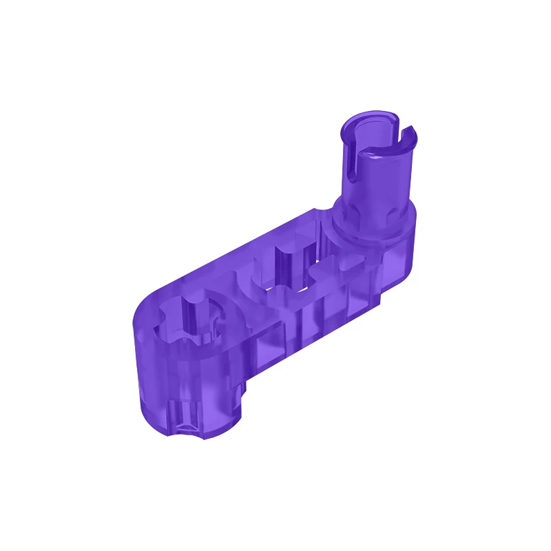 Gobricks GDS-966 Technique, Bras articulé, Manivelle modifiée / Axe 1 x 3 - Trous d'axe, Compatible avec Lego 33299, Blocs de construction éducatifs DIY