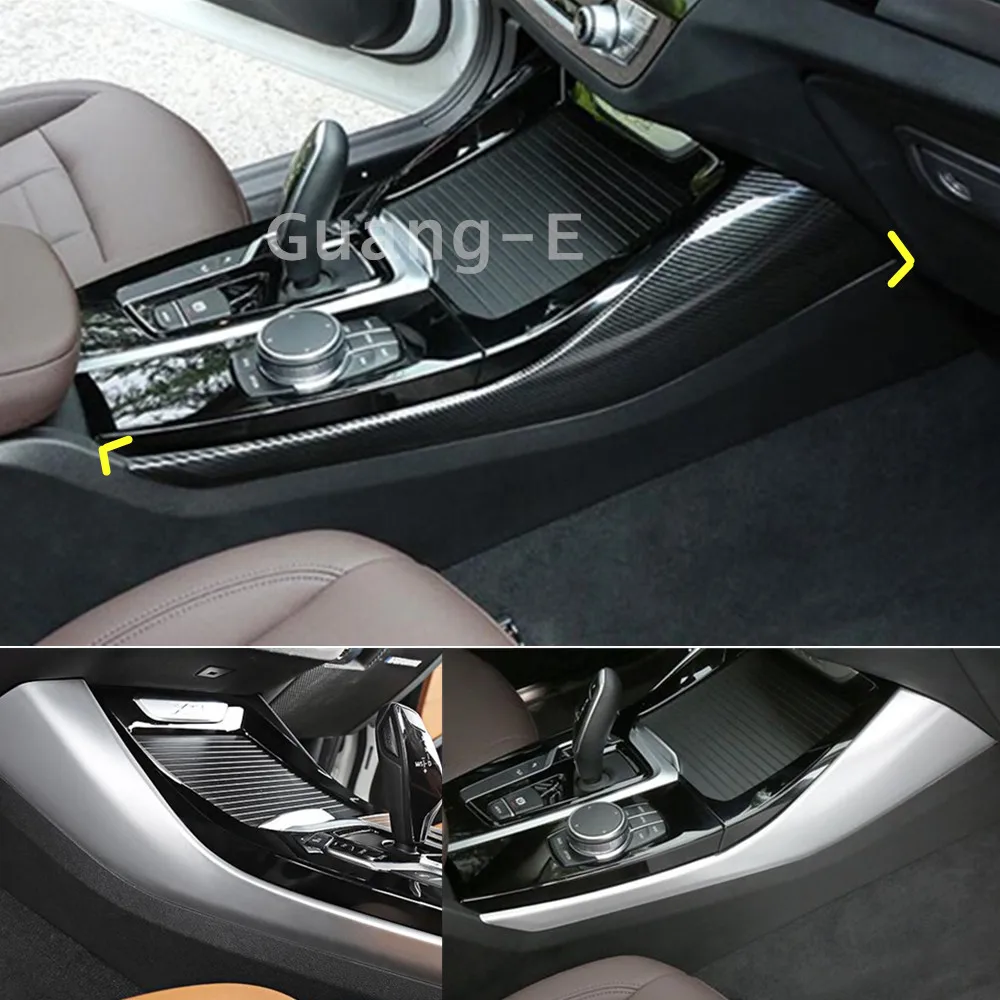 Car ABS Handbrake Shift Stall Paddle Cup Switch Frame Stick Trim For BMW X3 XDrive 25i 28i 30i 2018 2019 2020 2021 2022 2023