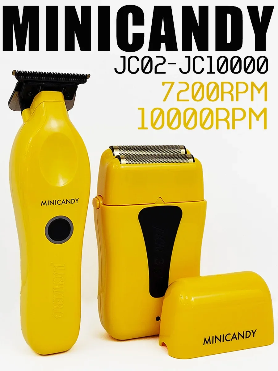 

JUCAI PRO JC02 JC10000 High Motor 7200RPM 10000RPM Professional Hair Clipper DLC FADE Blade Trimmer Shaver for Man Barber Tool