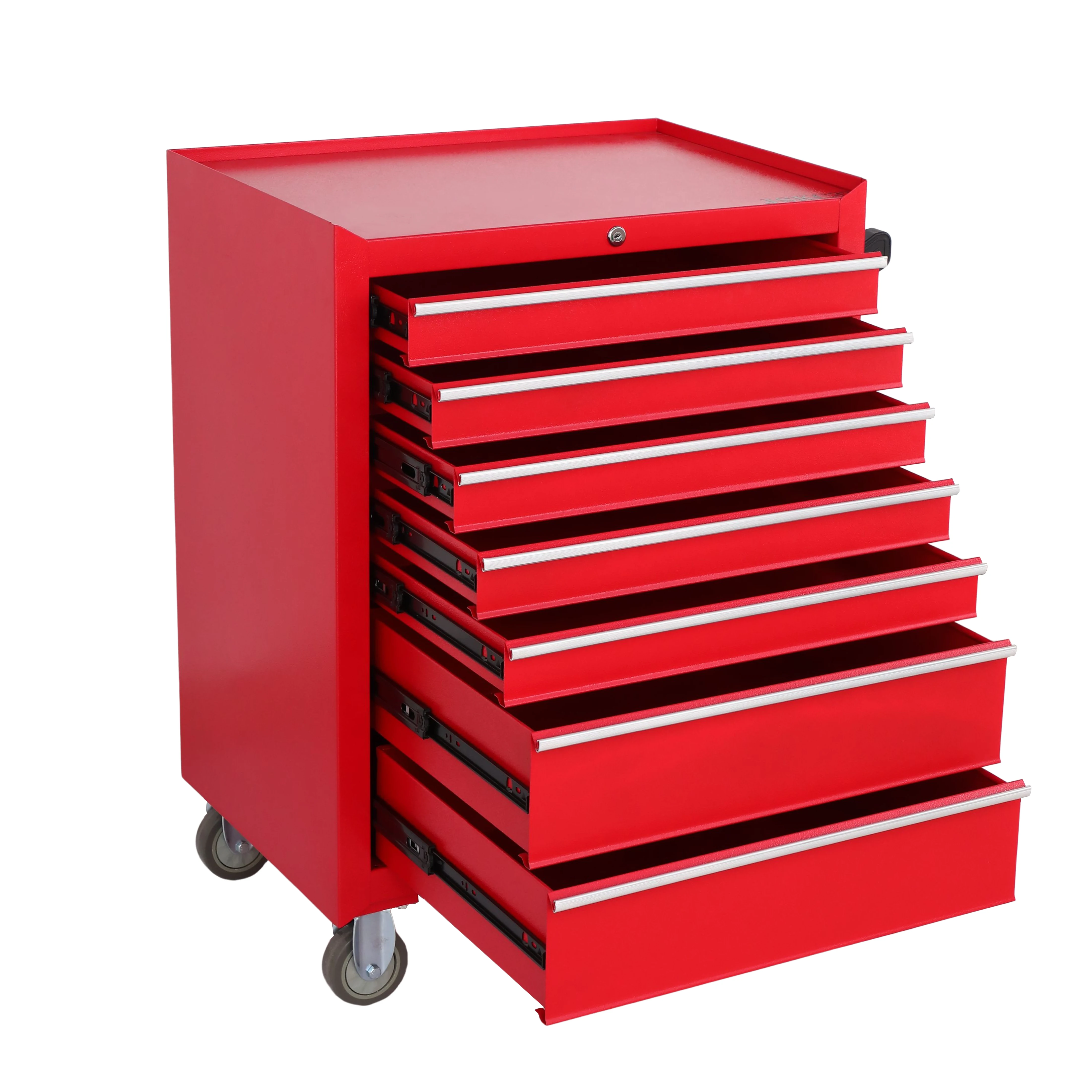 7 Drawers Steel Tool Chest Cart 300 Pcs Mechanic Tools Set For Garage Automobile Repair Workshop OEM Customizable Storage