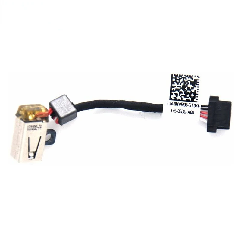 

Replacement AC DC Power Jack Harness Plug in Cable Compatible with DELL XPS 12 9Q33 9Q23 NVR98 CN-0NVR98 DC30100OK00