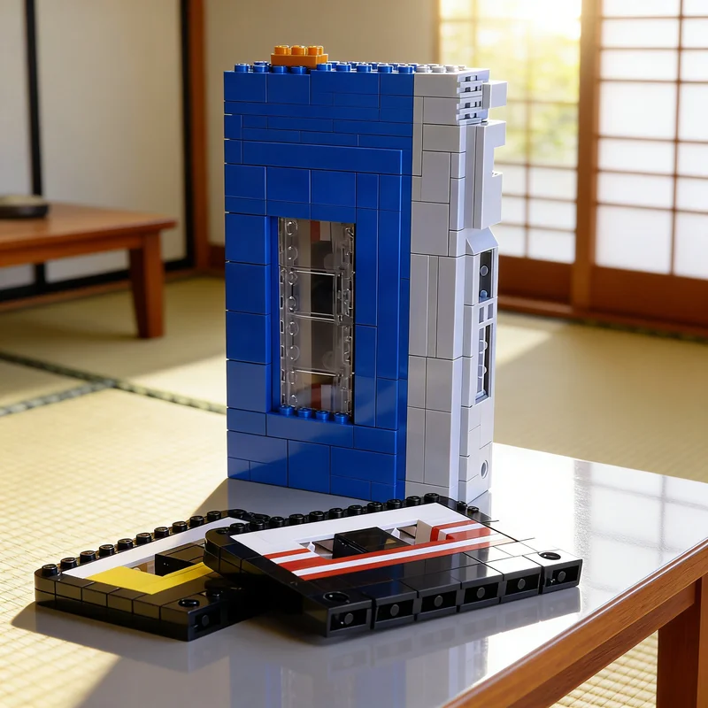279pcs MOC System Walkman TPS-L2 Featured In Guardians Of The Galaxy Model Building Blocks Christmas Gift Toy Education Idea