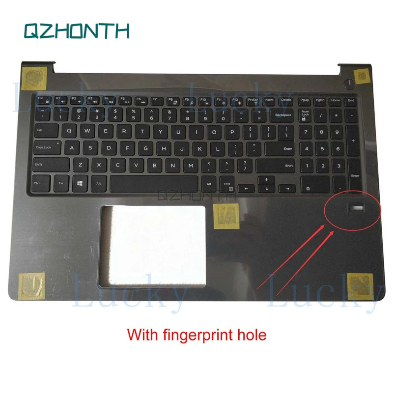 f  New for Dell Vostro 15 5568 Palmrest Upper Case with Backlight Keyboard 0FCN57 FCN57