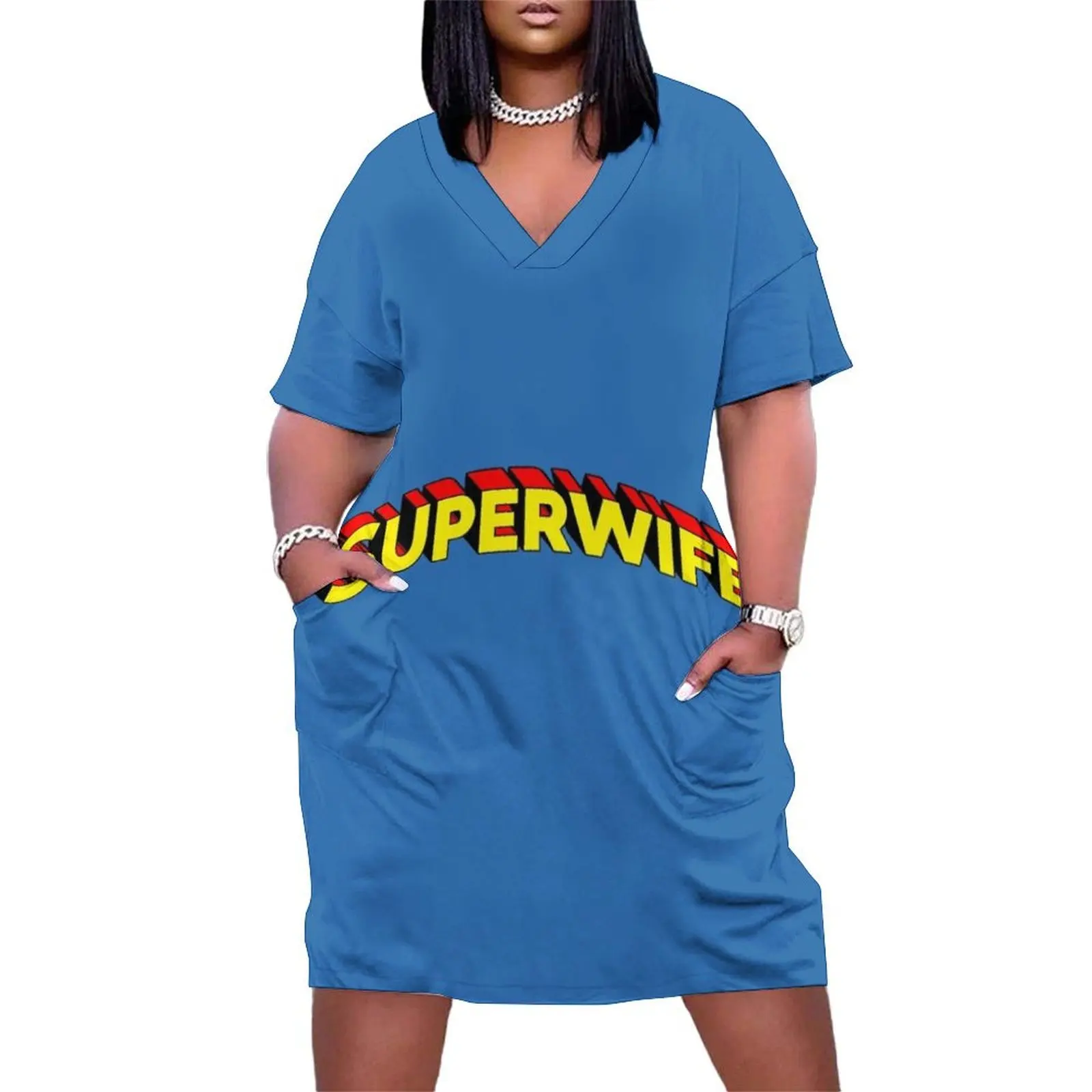 

SUPERWIFE Loose Pocket Dress Party dresses for women fairy dress