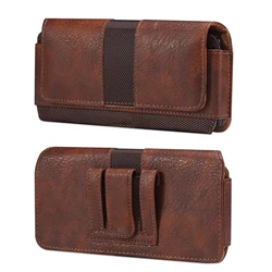Leather Magnetic Belt Clip Phone Case Holder For iPhone 17 16 15 14 Plus 13 12 Pro Max Samsung S25 Redmi Waist Bag Holster Pouch