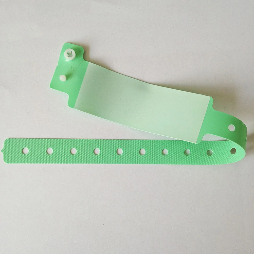 

PVC Wristbands Handwriting Waterproof Adjustable for Events Hospitals Bars Water Parks Amusement Festivals Exhibitions Skincare