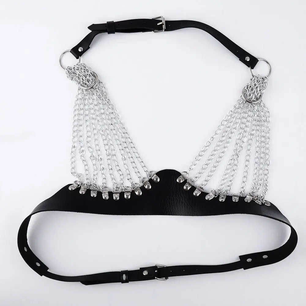 Fashion Female Chest Chain Adjustable Decorative Waist Chain Street Style Tassel Women Belt