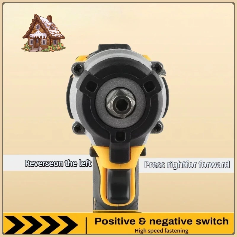 디월트 20V 배터리 호환 DCF921 아토믹 맥시멈 무선 렌치 1/2인치 무선 임팩트 렌치 가변 속도 충전 렌치