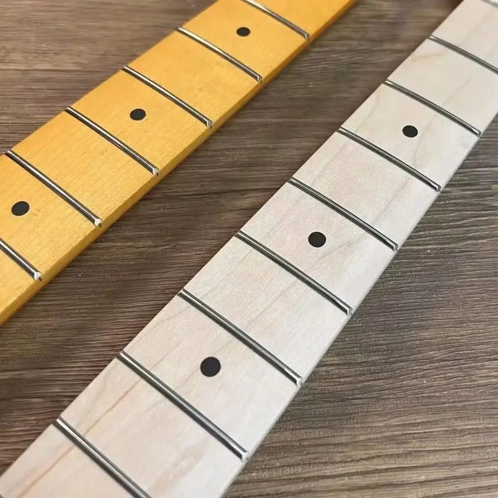 TL Electric Guitar Neck for DIY Vintage 1957 Design 21 Frets 1 Piece Maple Wood Maple Fretboard Guitar Parts