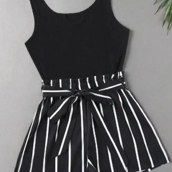 

Casual Sportswear Set for Men And Women Seven Sve T-irt And orts Autumn Season Faion Comfortable Breathable Clothing