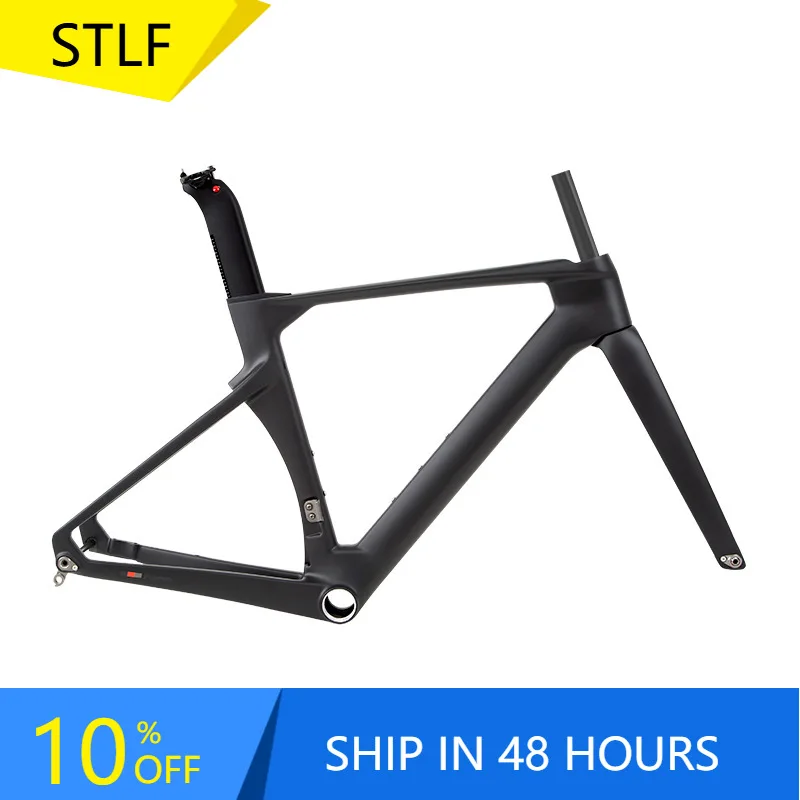 

STLF OEM TWITTER R5 Carbon Road Bike Frame Disc Brake Internal Routing 700C White Gray Black Bicycle Frame Bike Frame