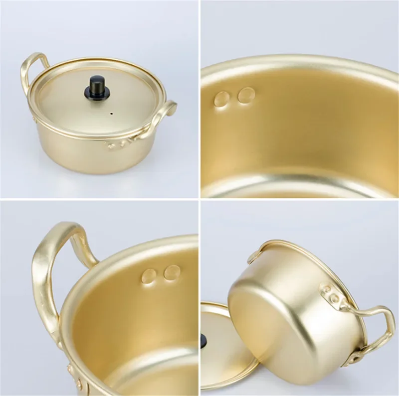 Golden Aluminum Noodle Pot 4