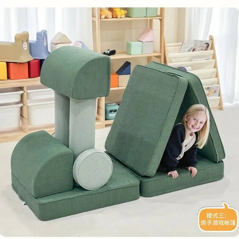 Combinazioni multiple di divani a compressione per bambini semplici Software Combinazione di divani puzzle creativi Divano compresso combinato
